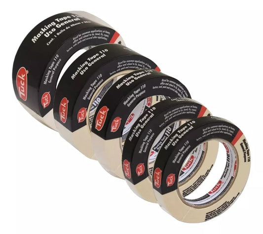Pack 5 Cintas Masking Tape (surtidas) - Tuck 110 Uso General