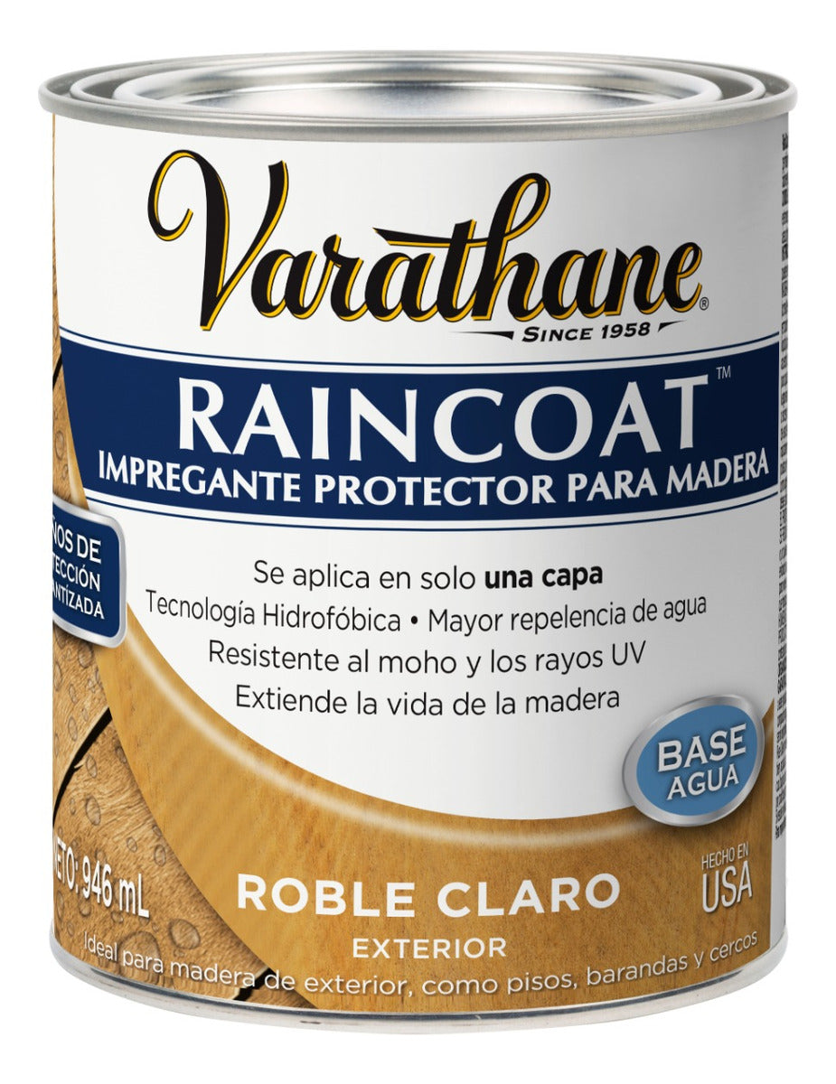 Protector De Madera Varathane Raincoat Impregnante Exterior