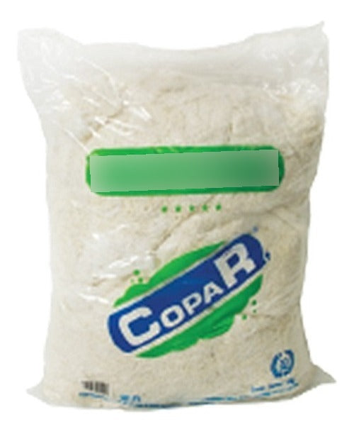 Estopa (bolsa De 1 Kg) Color Blanco/crema - Copar Super Fina