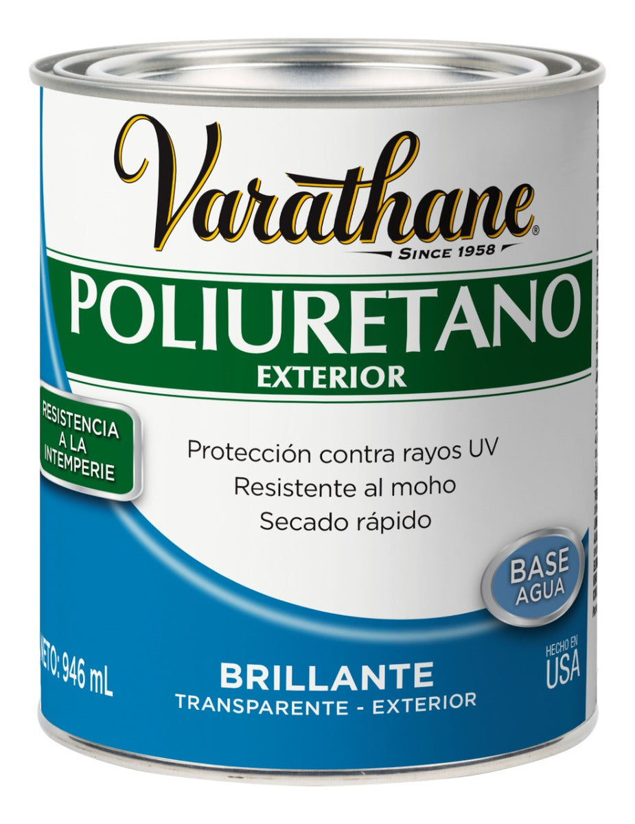 Varathane - Poliuretano Exterior 946 Ml - Contra Rayos UV