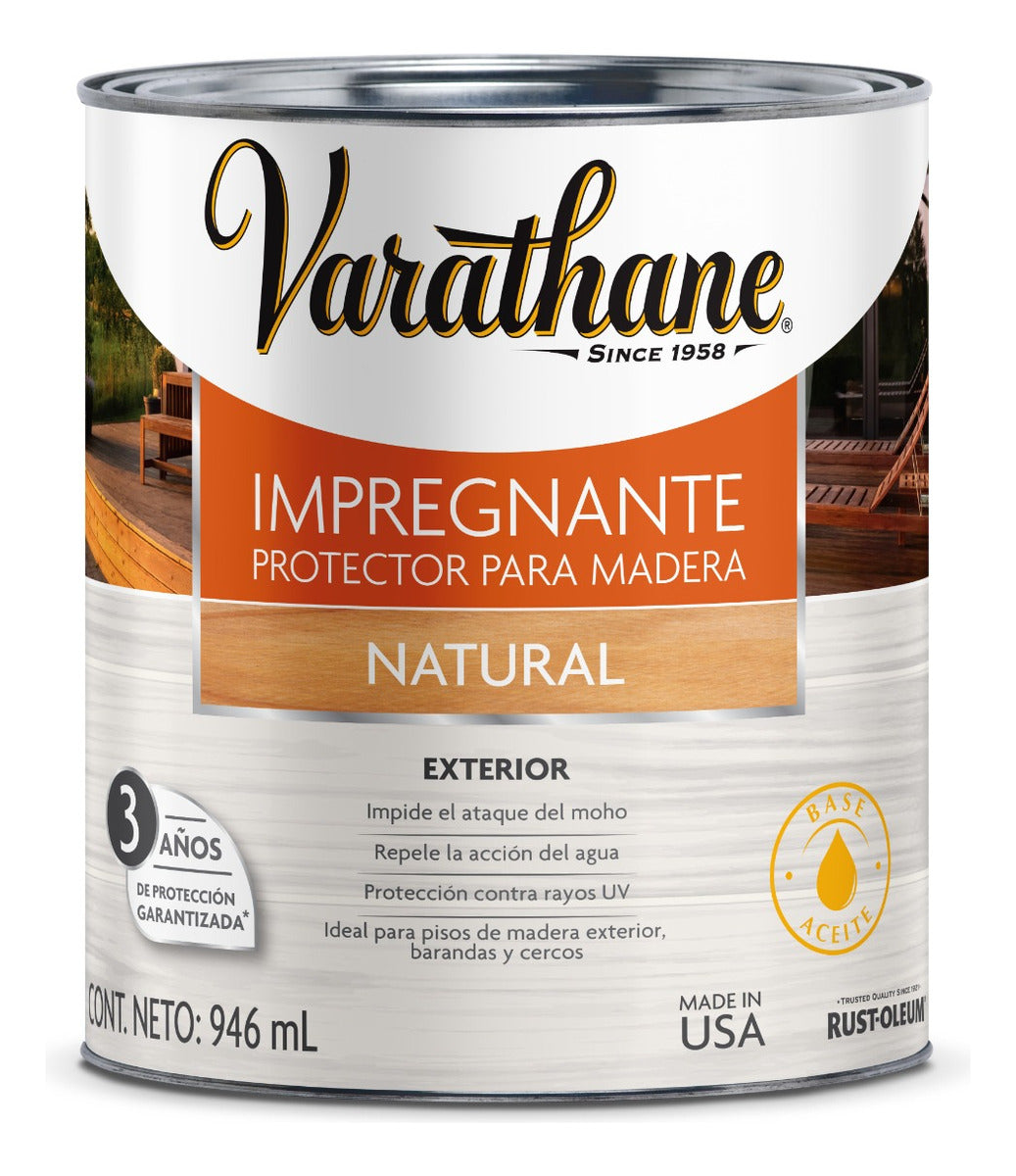 Impregnante Protector Para Madera, Varathane - Exterior