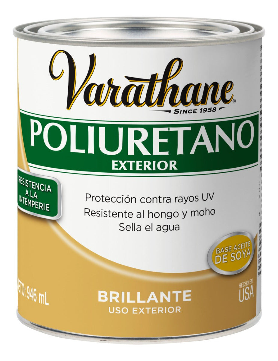 Varathane - Poliuretano Exterior 946 Ml - Contra Rayos UV