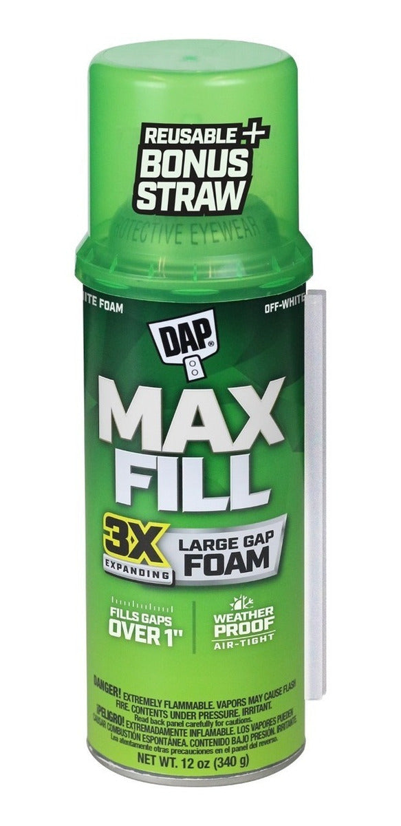 Max Fill - Espuma Poliuretano 3x - Dap (sellador De Grietas)