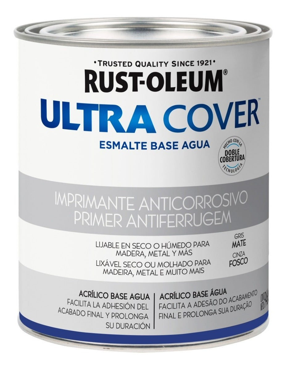 Primer Gris Imprimante Anticorrosivo Ultra Cover Base Agua