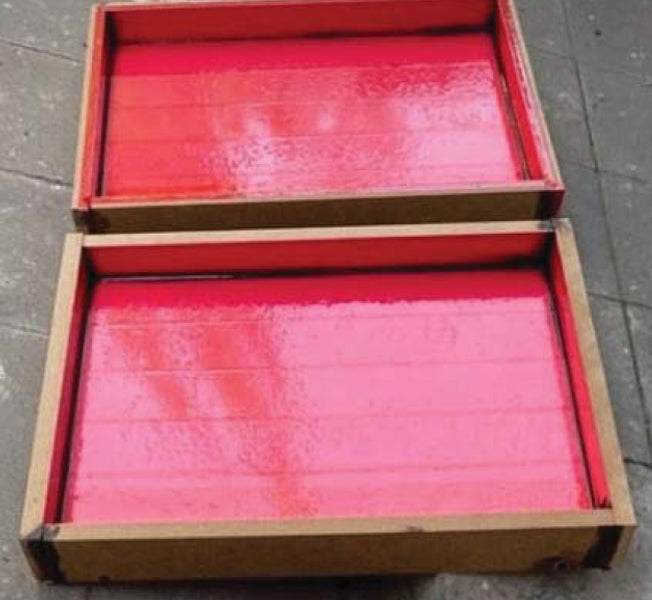 Cinta Roja de Plastico Polietileno para resina y revestimientos – EPOXIPRO  - Soluciones en recubrimientos